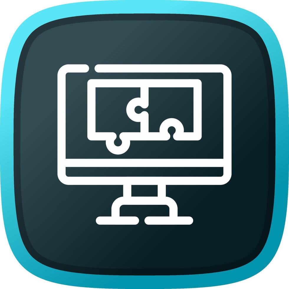 Puzzle Creative Icon Design vector