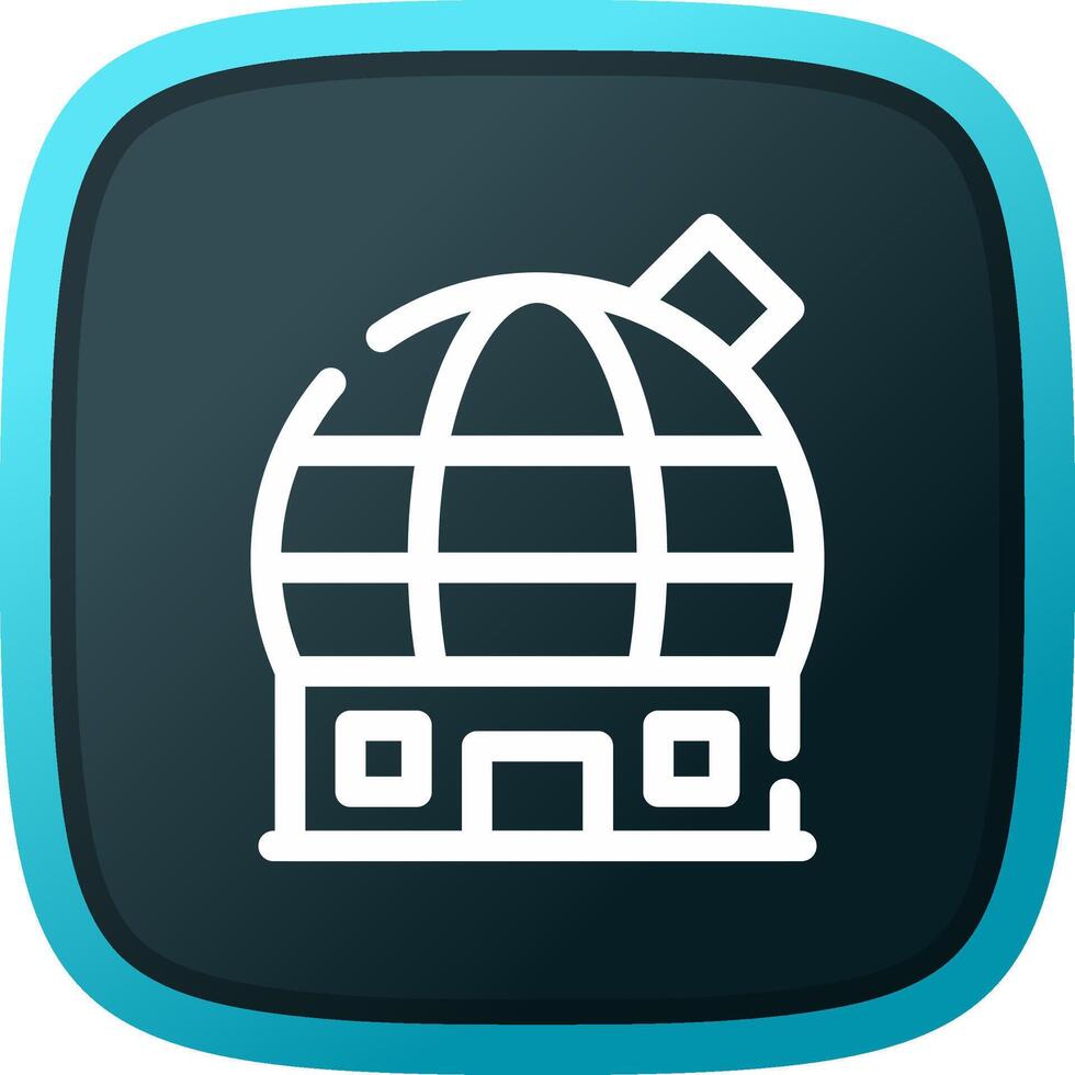 Observatory Creative Icon Design vector