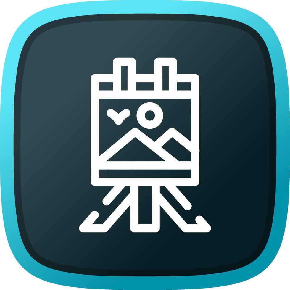 Canvas Creative Icon Design vector