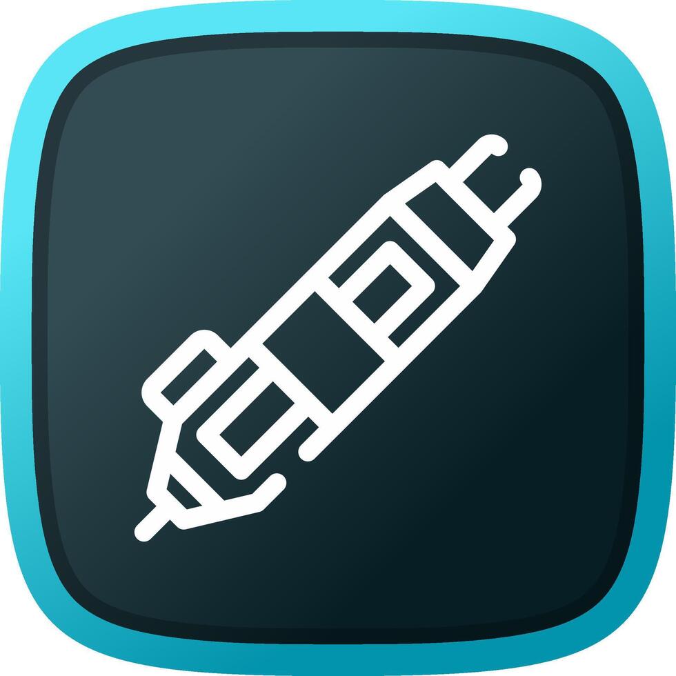 3D Pen Creative Icon Design vector