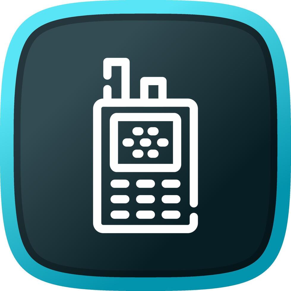 Walkie Talkie Creative Icon Design vector