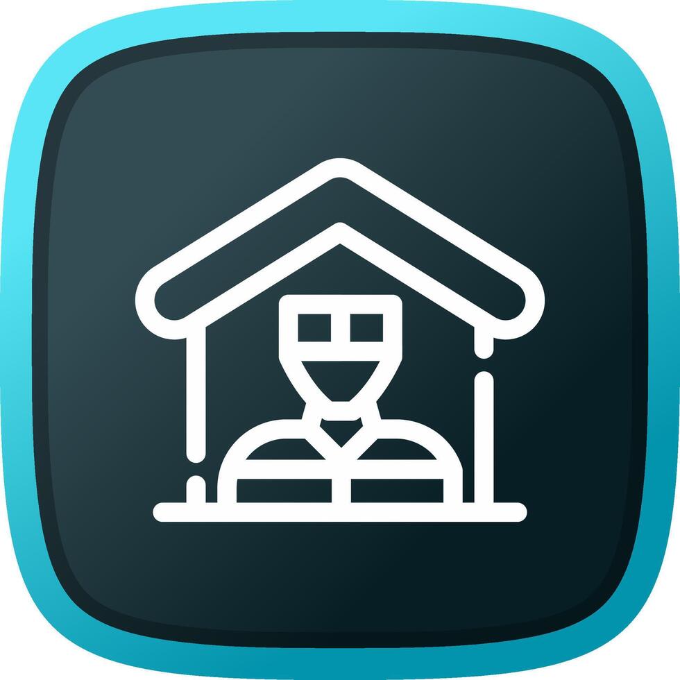 Mortgage Fraud Creative Icon Design vector