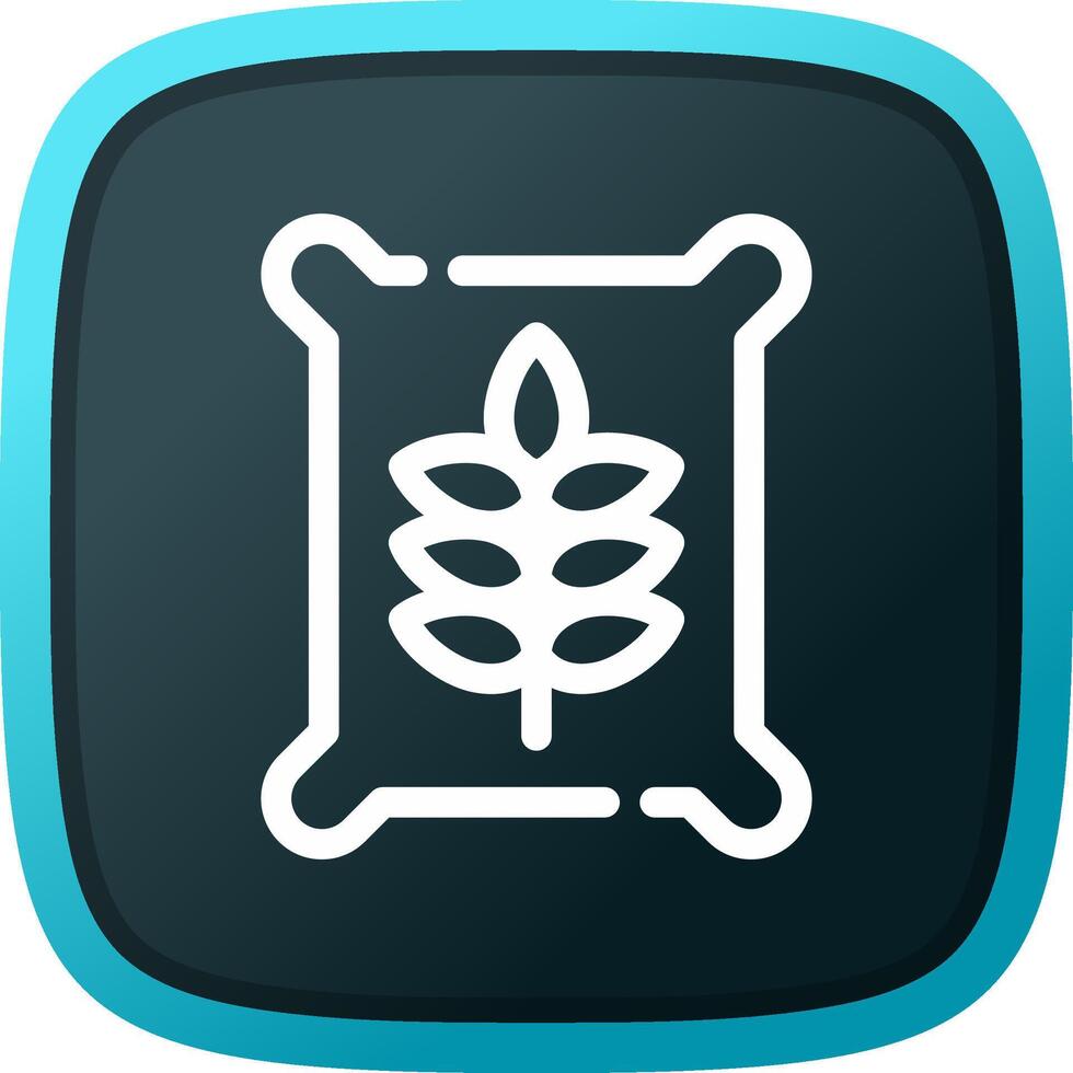 Seed Bag Creative Icon Design vector