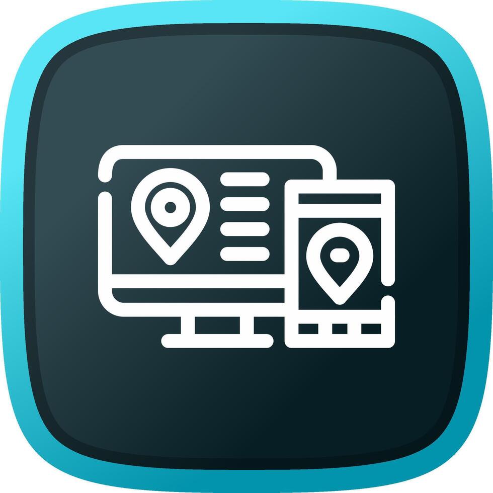 Multi Screen Marketing Creative Icon Design vector