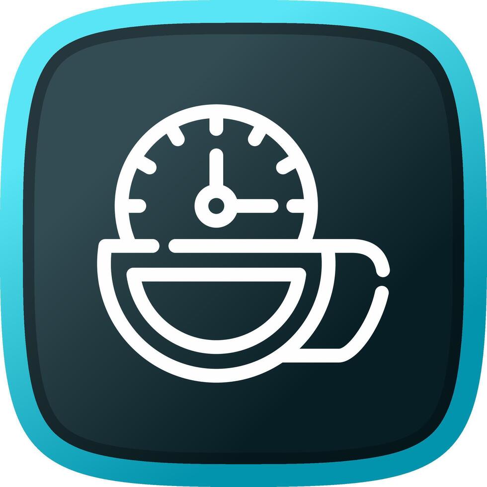 Tea Time Creative Icon Design vector