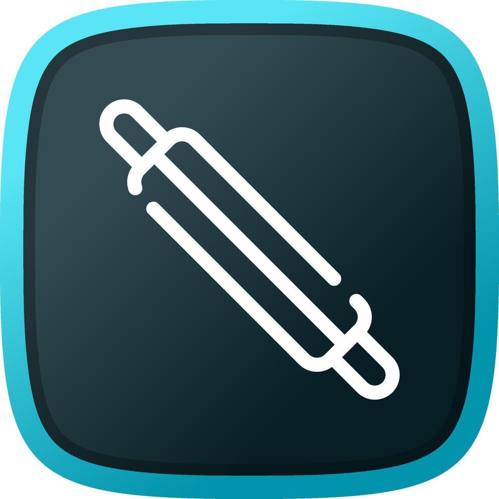 Rolling Pin Creative Icon Design vector