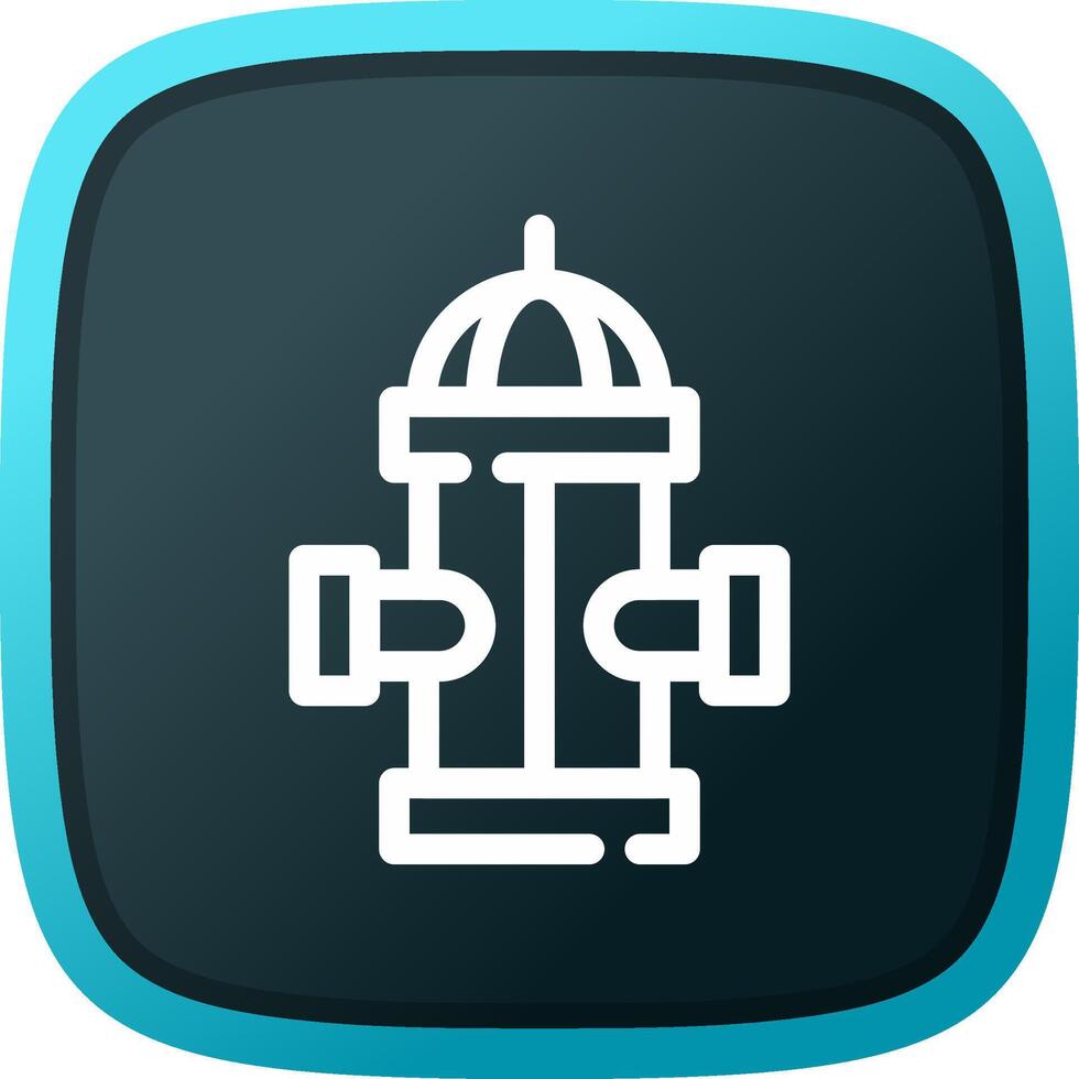 Hydrant Creative Icon Design vector