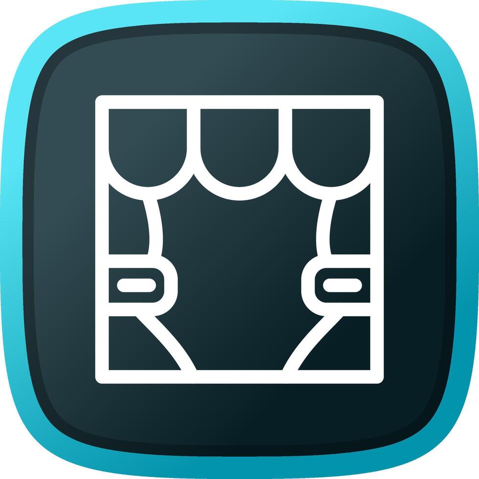 Stage Creative Icon Design vector