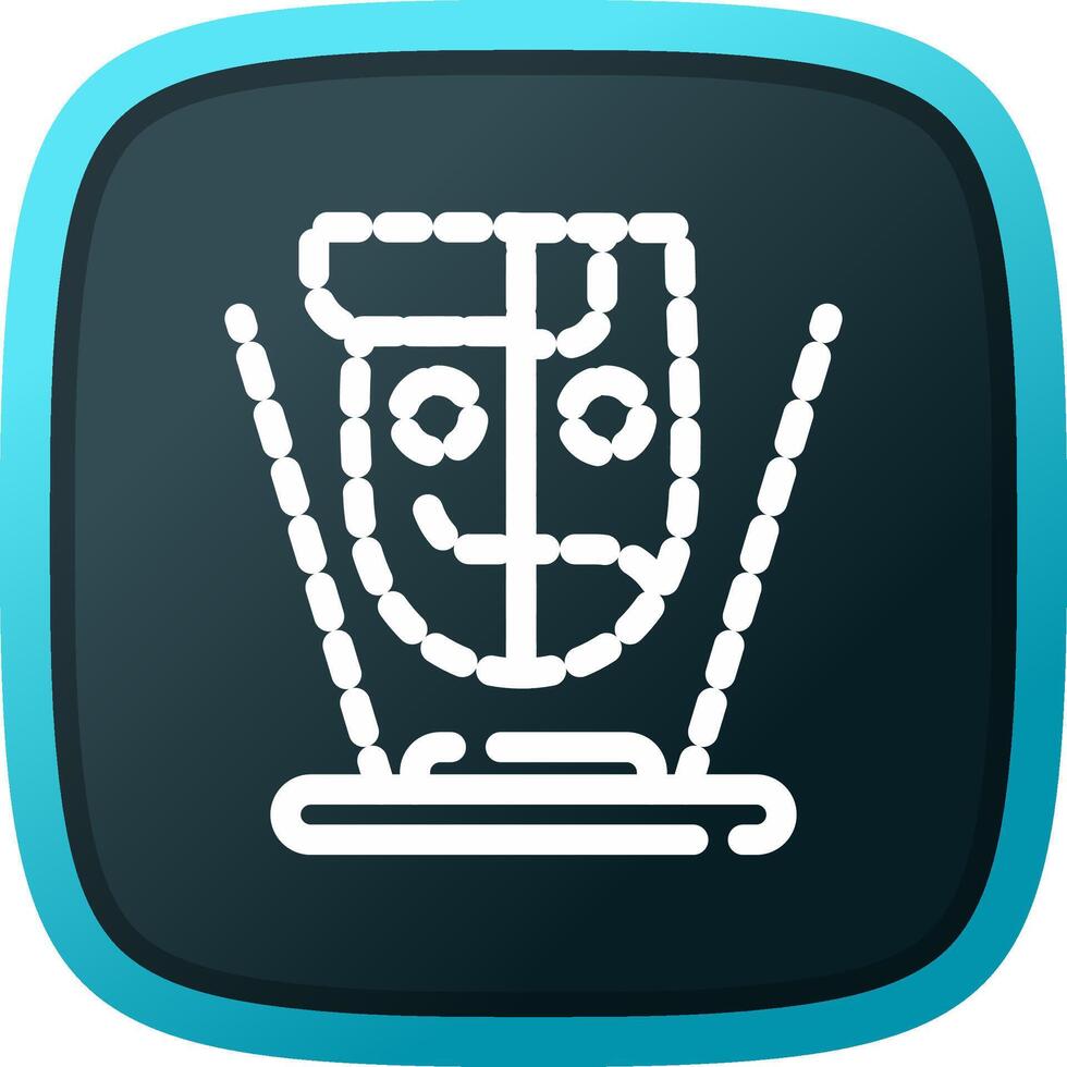 Hologram Creative Icon Design vector