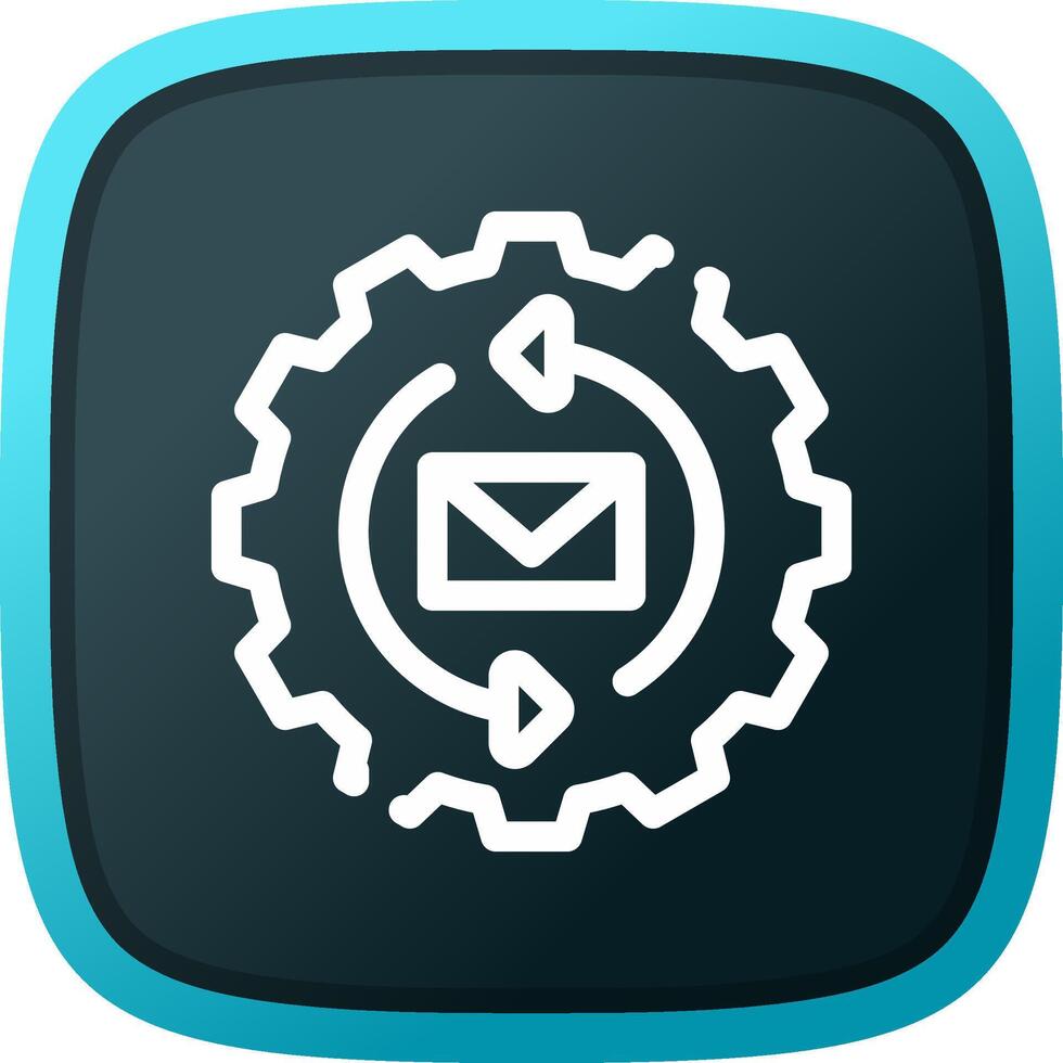 Marketing Automation Creative Icon Design vector