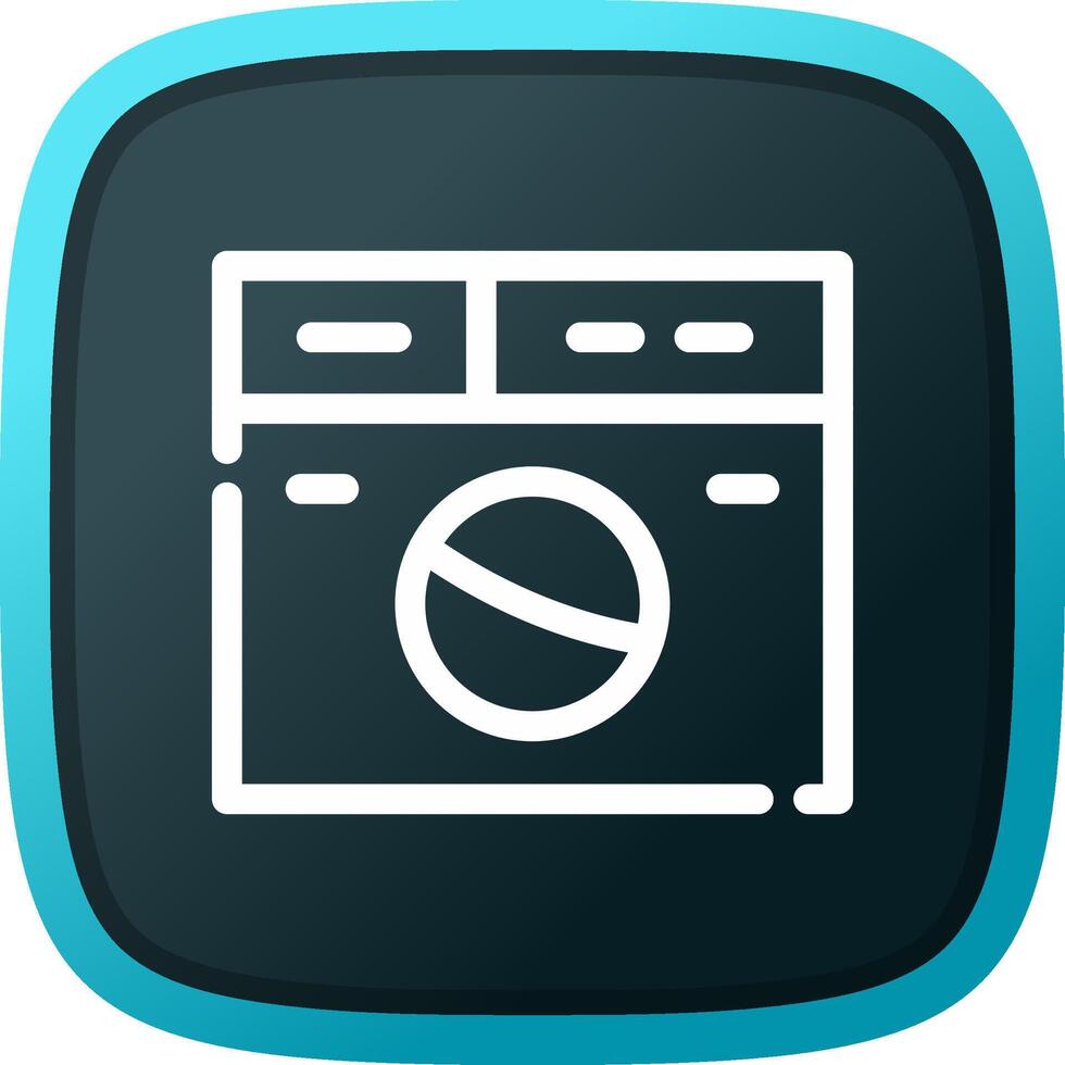 Laundry Creative Icon Design vector