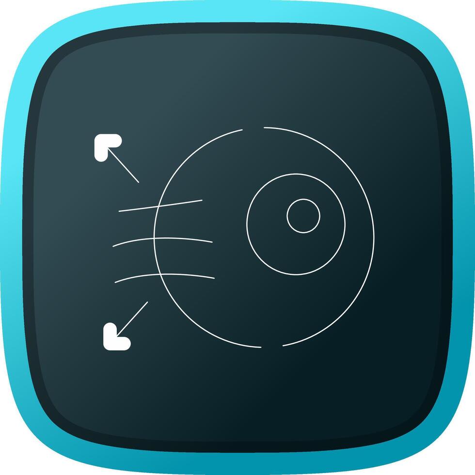 Ocular Hypertension Creative Icon Design vector