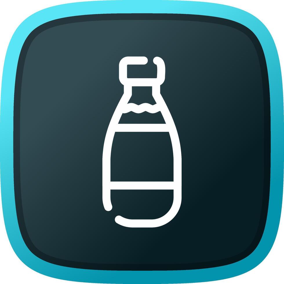 Milk Bottle Creative Icon Design vector