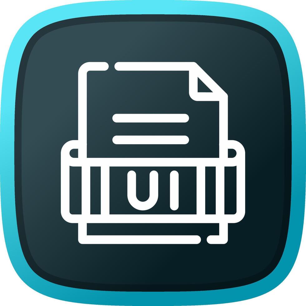 Ui Format Creative Icon Design vector