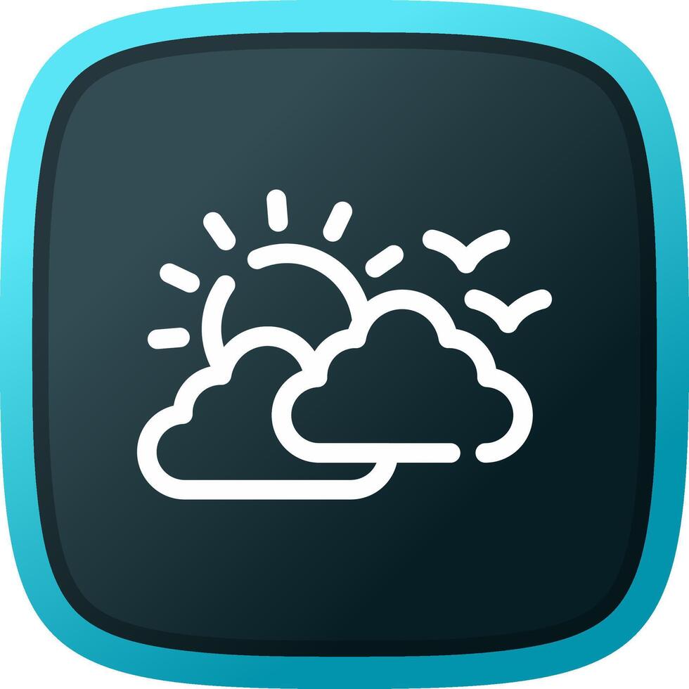 Good Weather Creative Icon Design vector