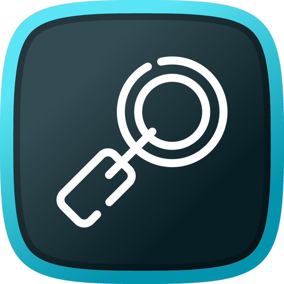 Magnifying Glass Creative Icon Design vector