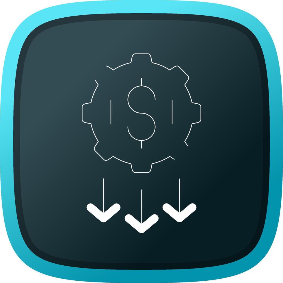 Low Startup Cost Creative Icon Design vector