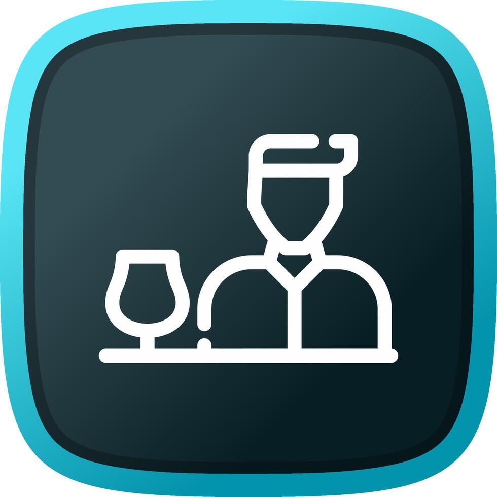 Bartender Creative Icon Design vector