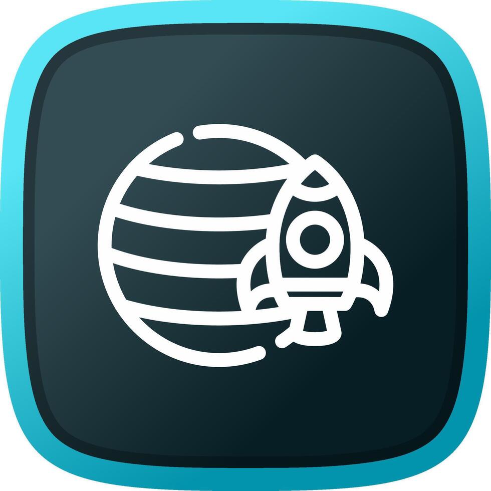 Planet Creative Icon Design vector