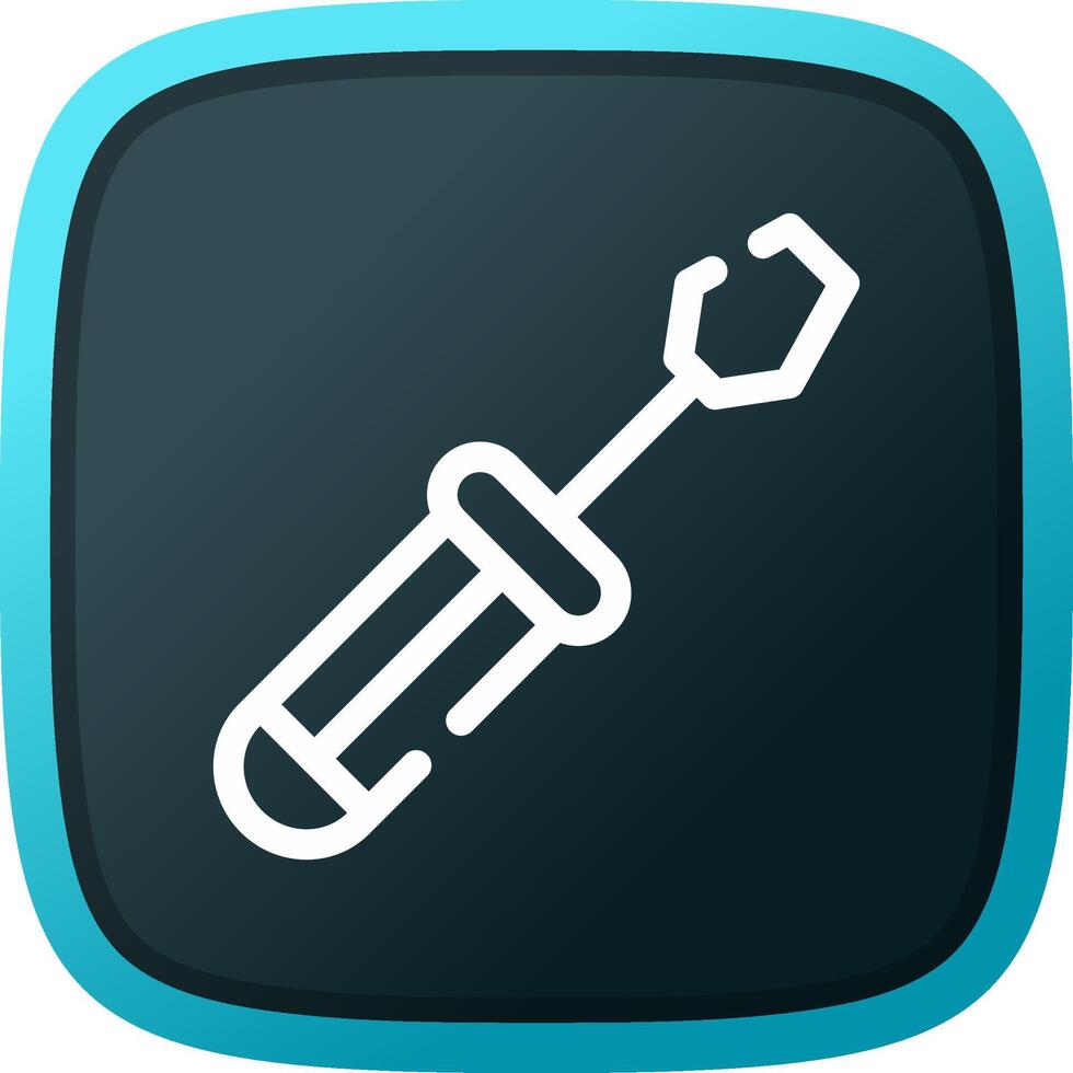 Screwdriver Creative Icon Design vector