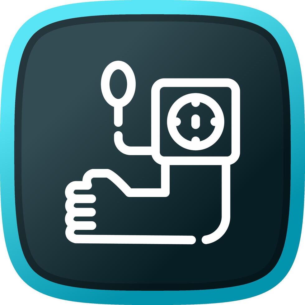 Blood Pressure Creative Icon Design vector
