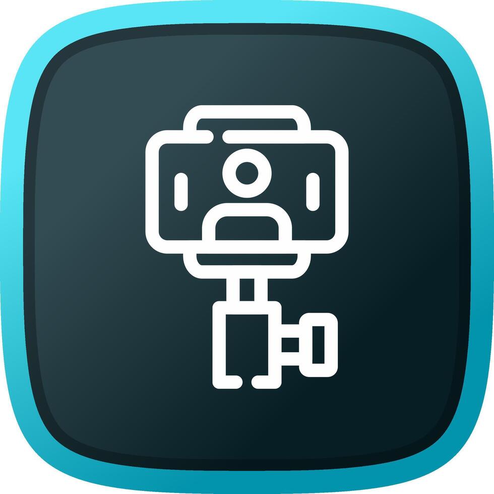 diseño de icono creativo de selfie stick vector