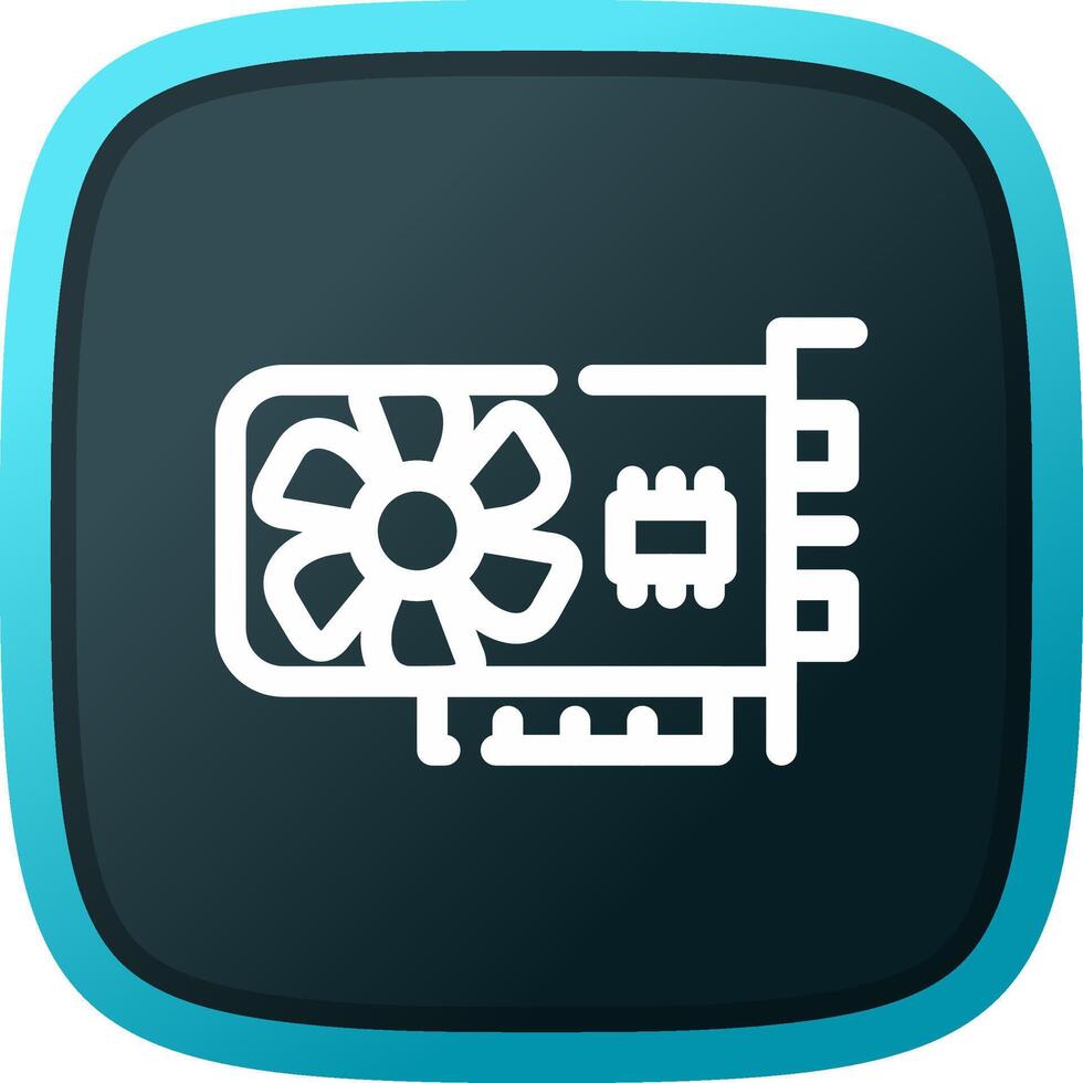 Graphic Card Creative Icon Design vector