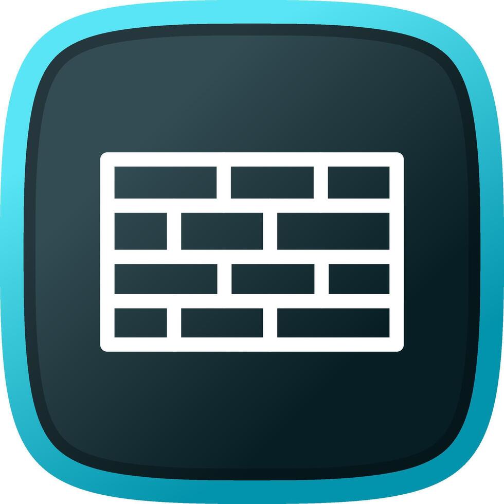 Brick Wall Creative Icon Design vector