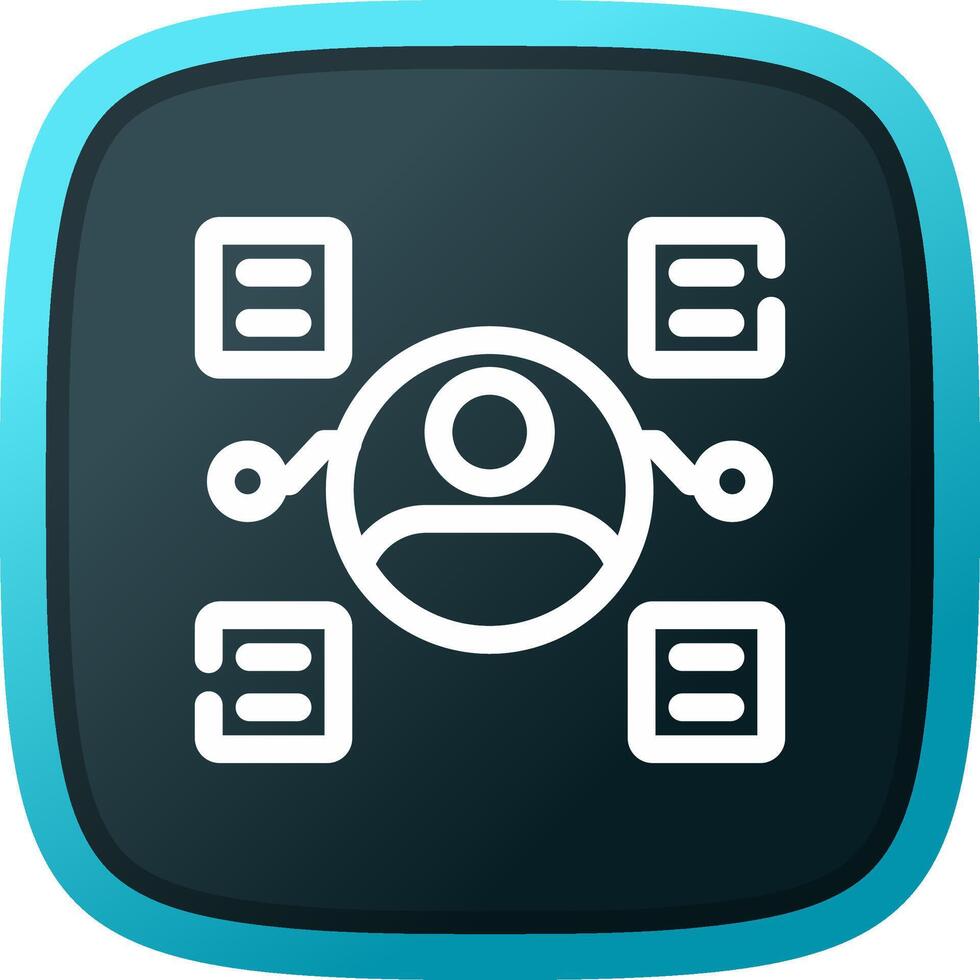 User Predictions Creative Icon Design vector