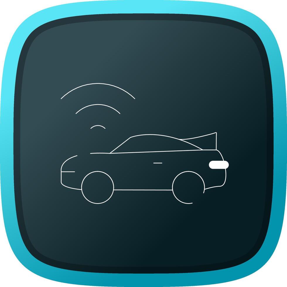 Smart Car Creative Icon Design vector