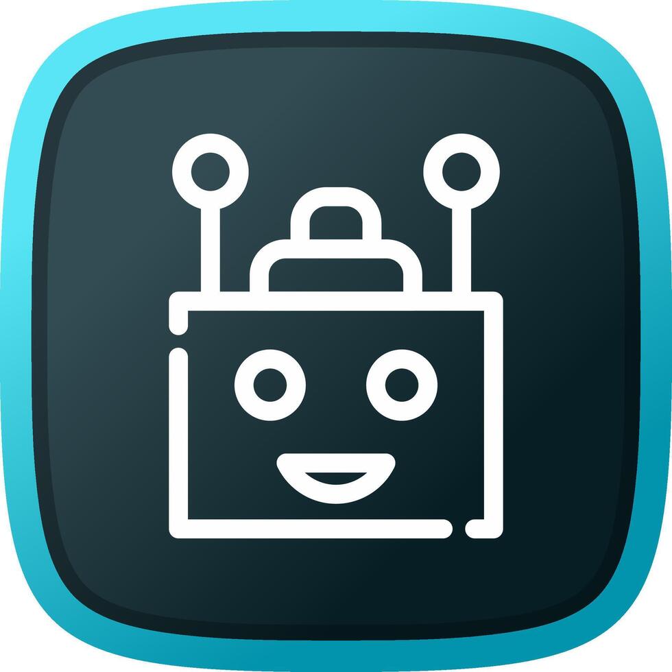 Chatbot Creative Icon Design vector
