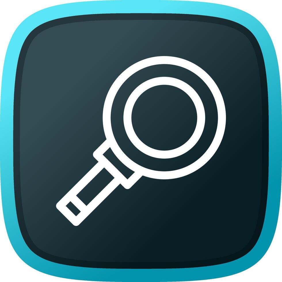 Magnifying Creative Icon Design vector