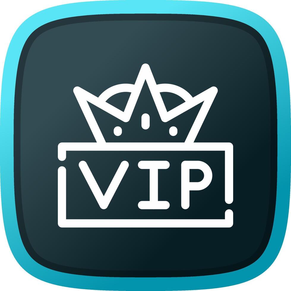 VIP Creative Icon Design vector