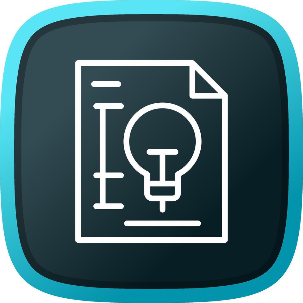 Patent Creative Icon Design vector
