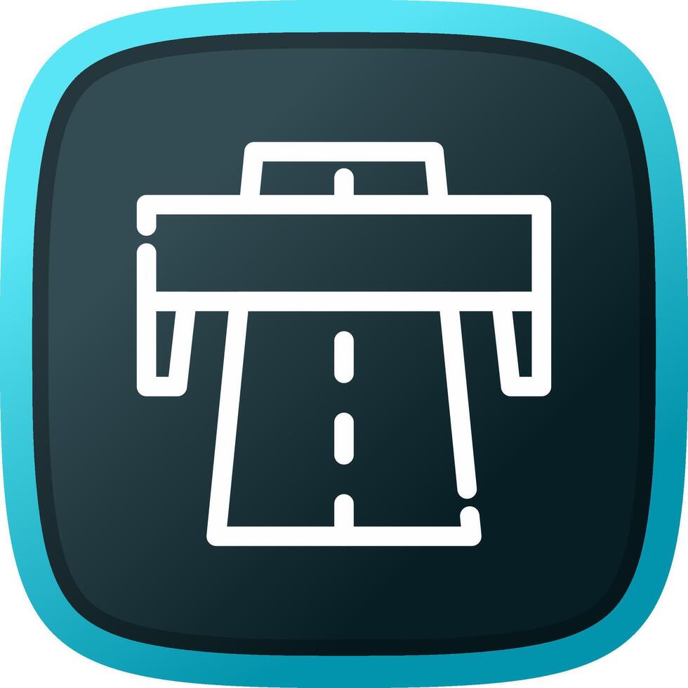 Motorway Creative Icon Design vector