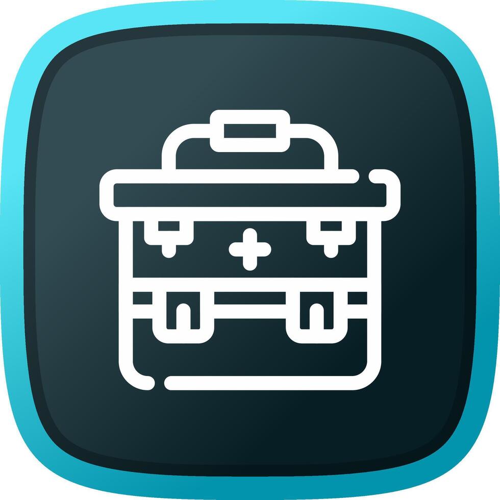 First Aid Kit Creative Icon Design vector