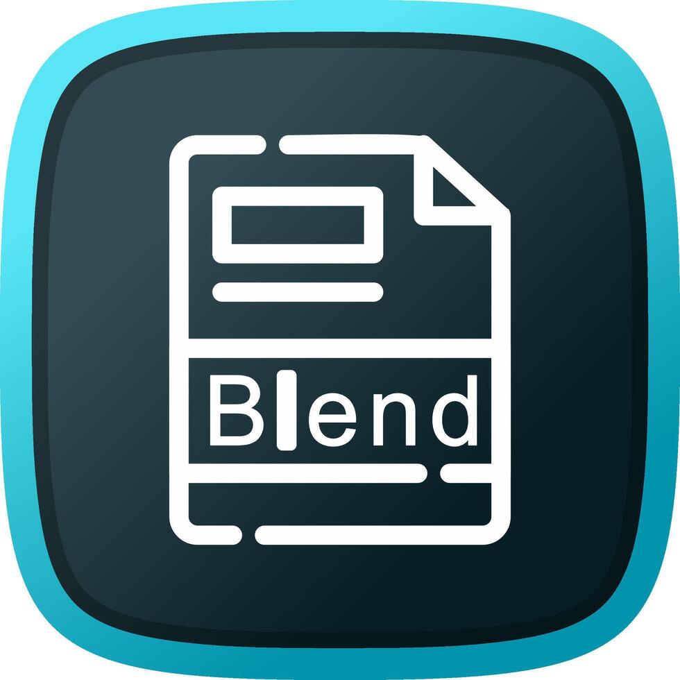 Blend Creative Icon Design vector