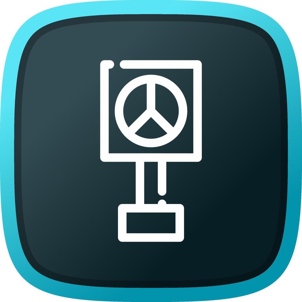 Peace Sign Creative Icon Design vector