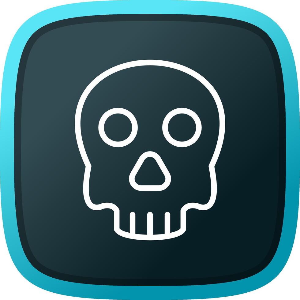 diseño de icono creativo de calavera vector