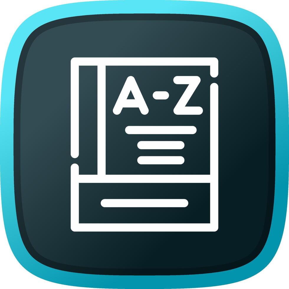 Dictionary Creative Icon Design vector