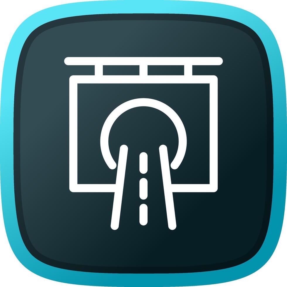 Tunnel Creative Icon Design vector