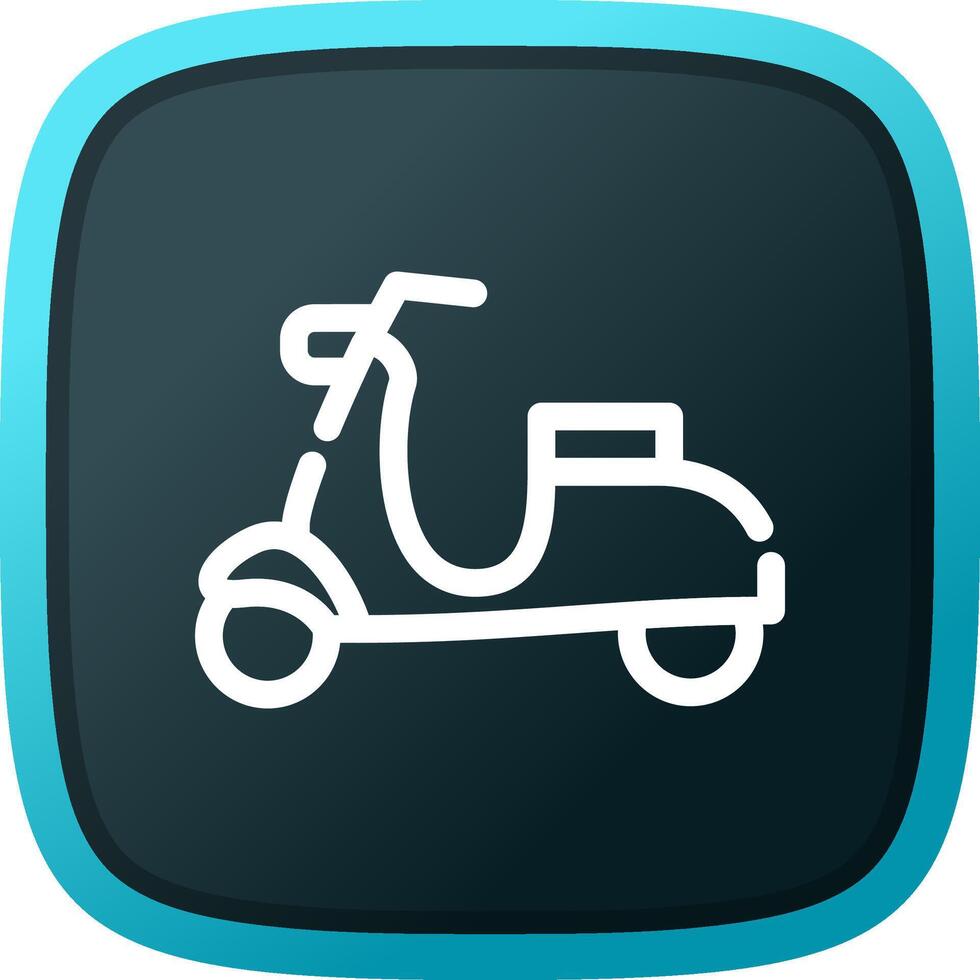 diseño de icono creativo de scooter vector