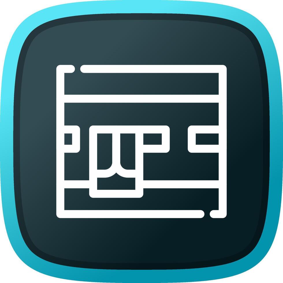 Kaaba Creative Icon Design vector