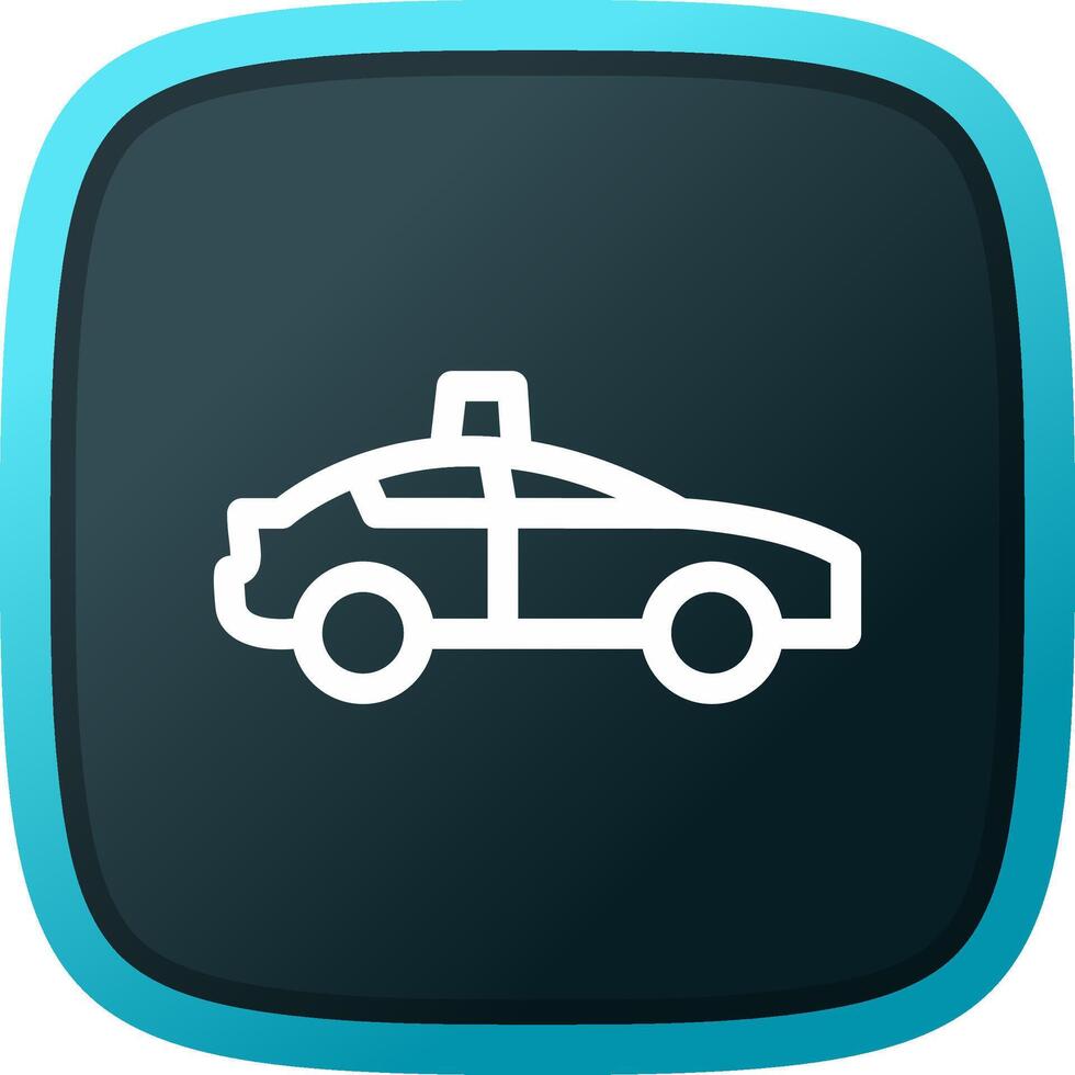 Police Car Creative Icon Design vector