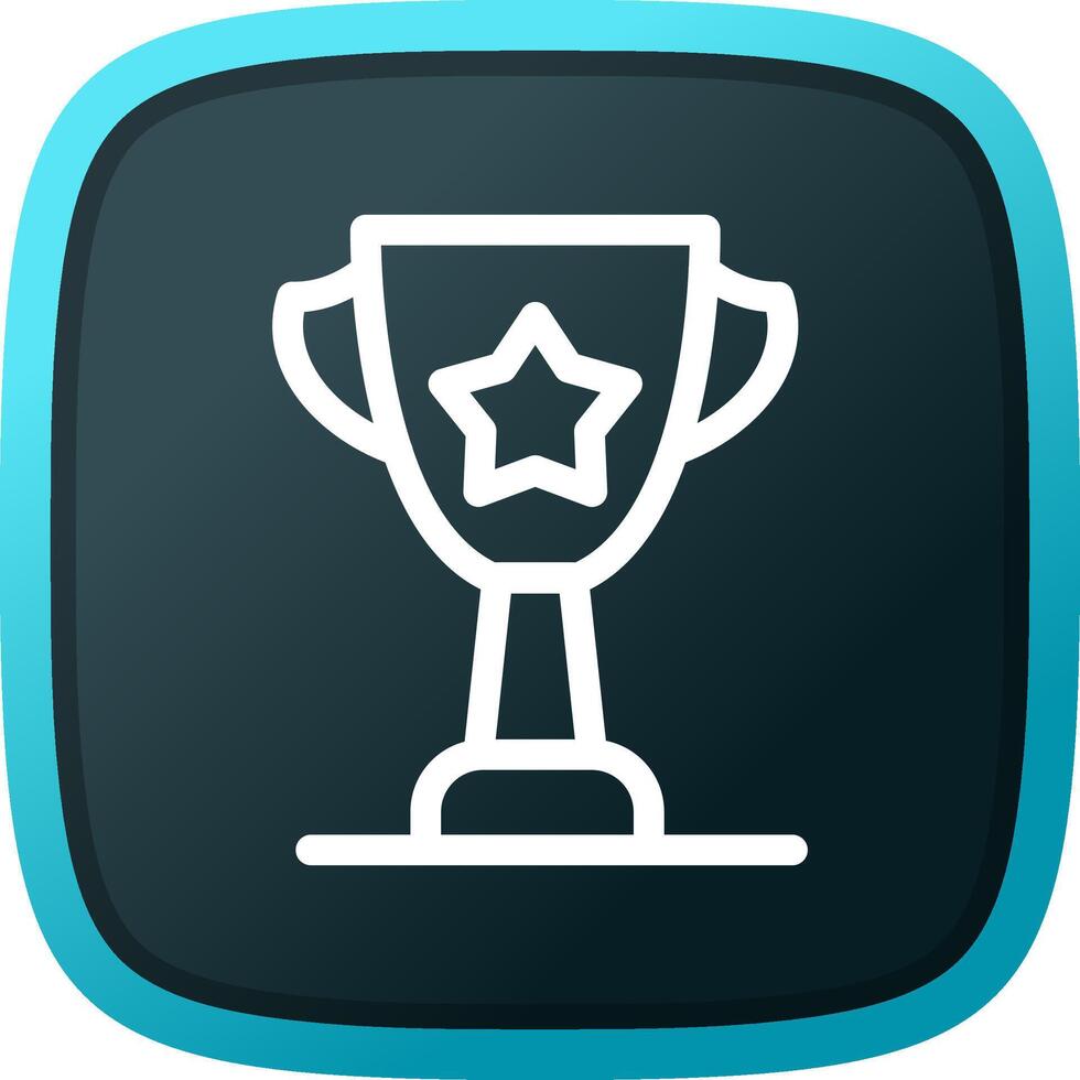 Trophy Creative Icon Design vector