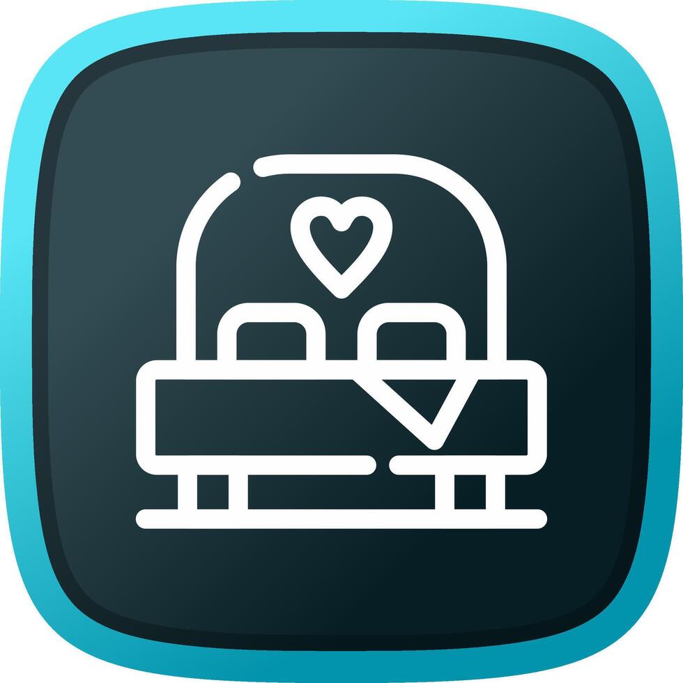 Bed Creative Icon Design vector