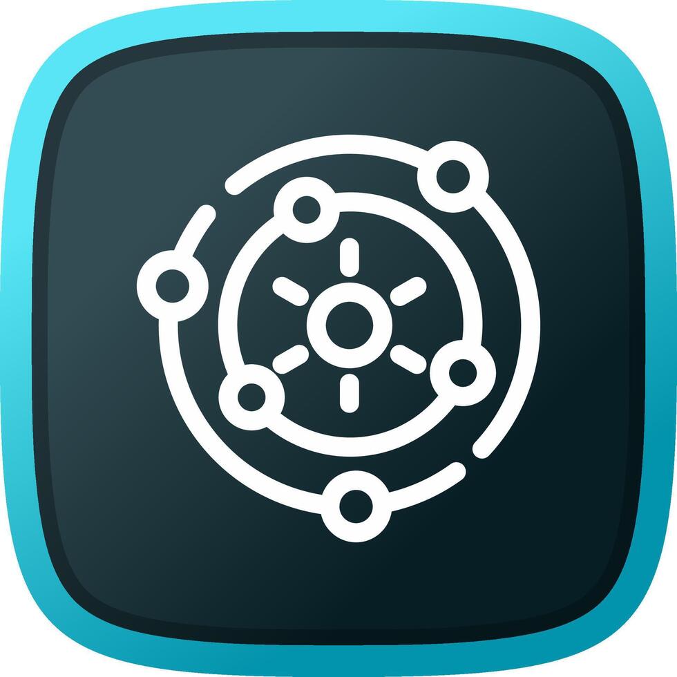 Orbit Creative Icon Design vector