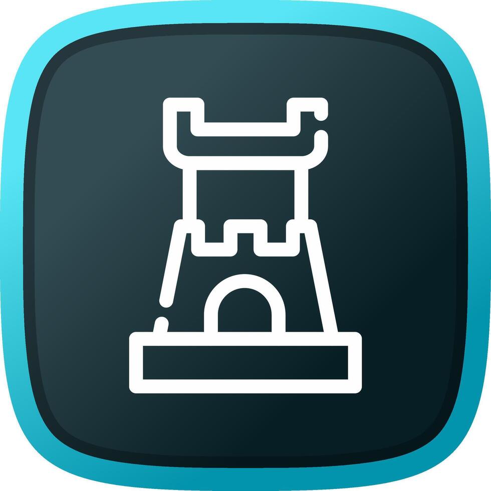 Castle Creative Icon Design vector