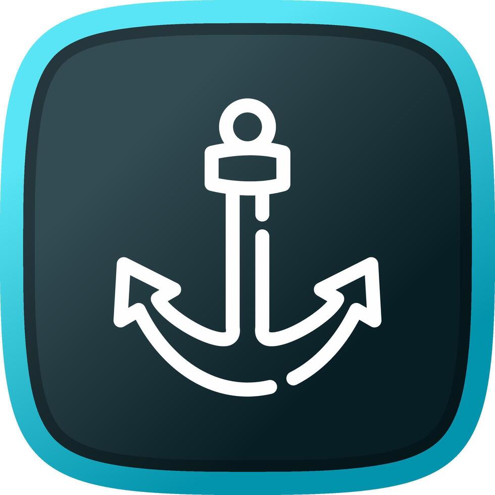 Anchor Creative Icon Design vector