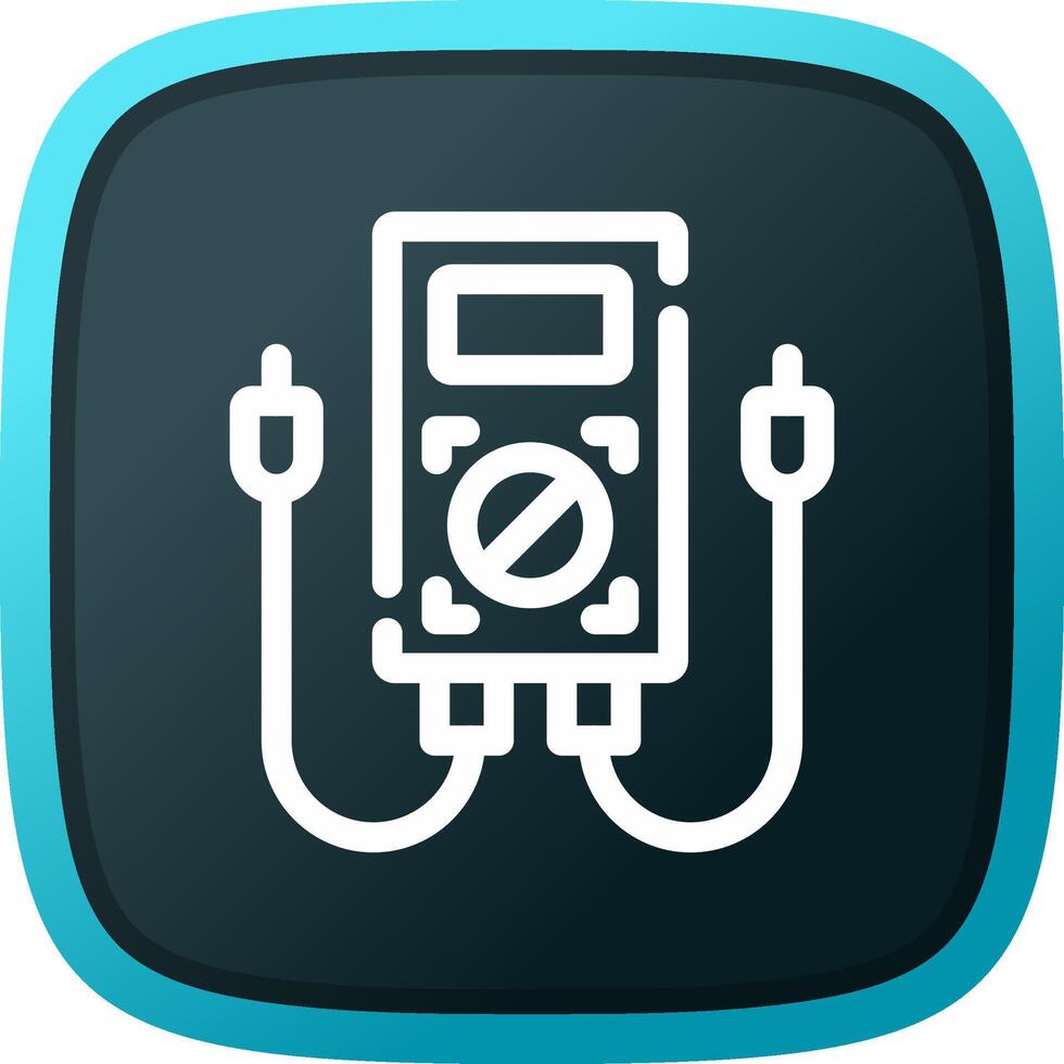Multimeter Creative Icon Design vector